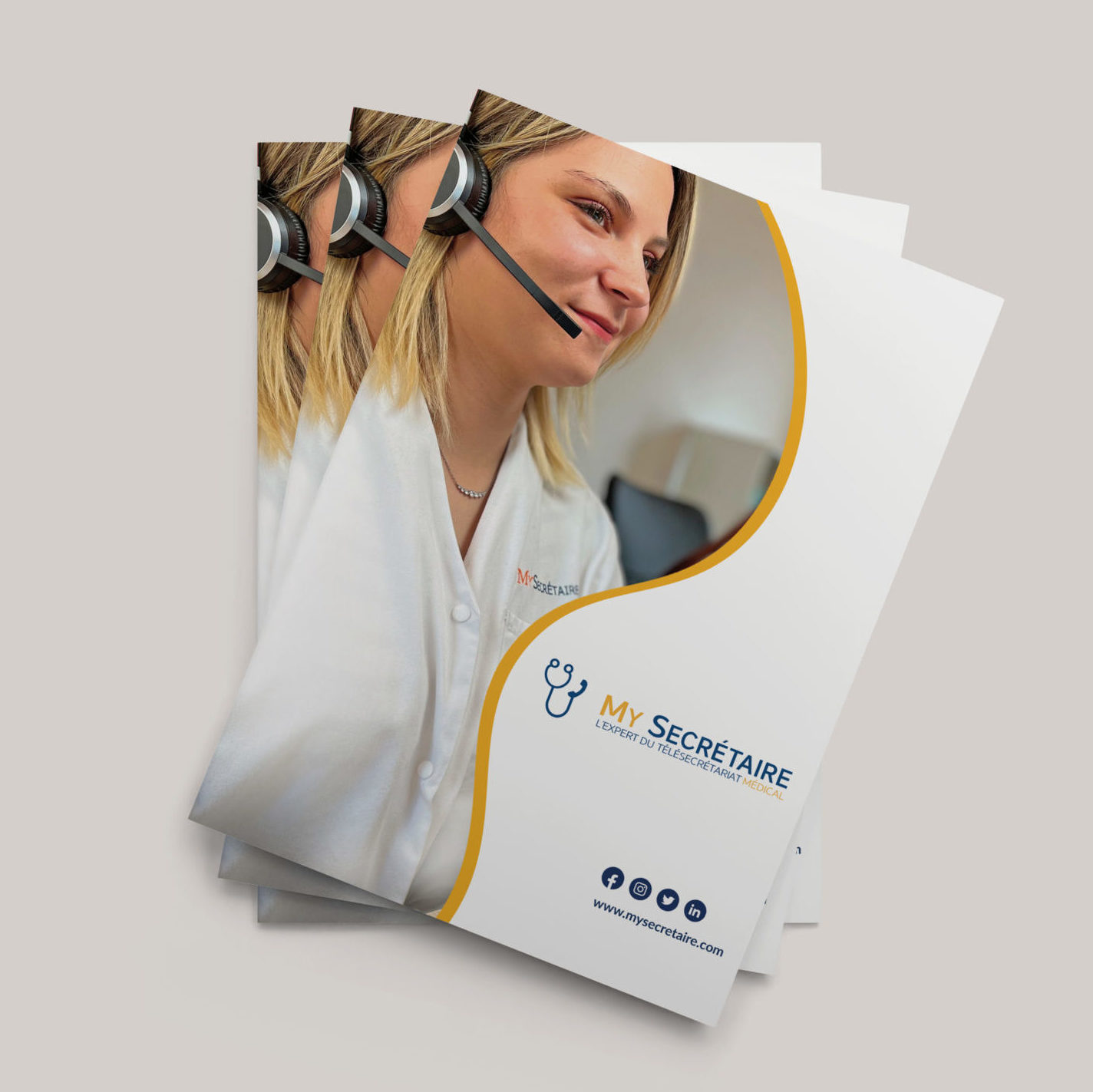 Agence de communication médicale Doc My Com My crea création de brochures My Secretaire